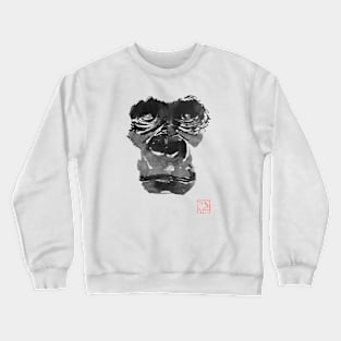 gorilla face Crewneck Sweatshirt